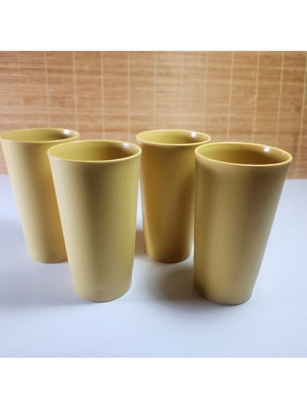 Tupperware Tall Tumblers Set of 4 Drink Glass 14 oz Juice Cups Vintage Canada